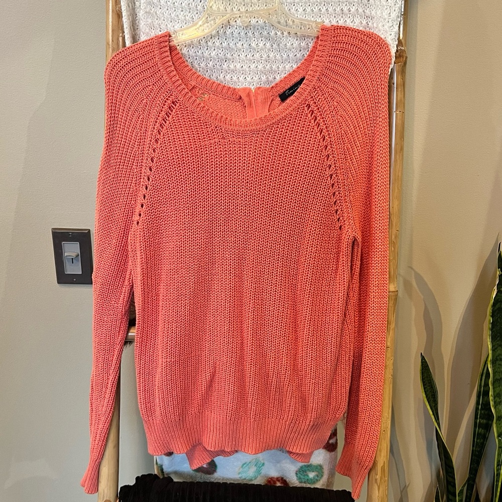Peachy orange sweater